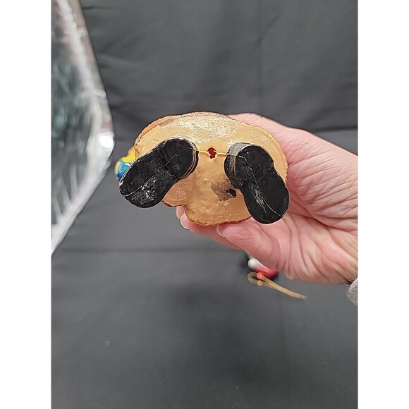 Vtg World Of Christmas Santa Blow Mold Ornaments 3" & 7" - Picture 6 of 6